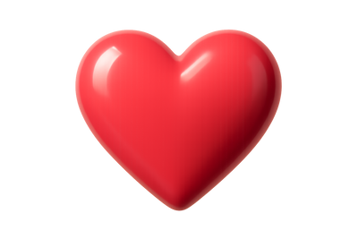 3D Heart Icon