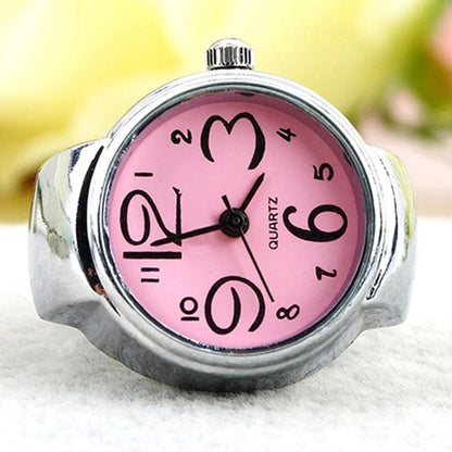 Men's Ring Watch Analogue Quartz on Finger Watch Ring